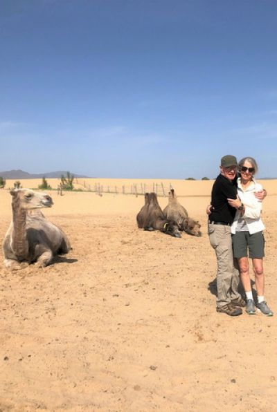 Jonas Barter  Cycling on the  tour with redspokes